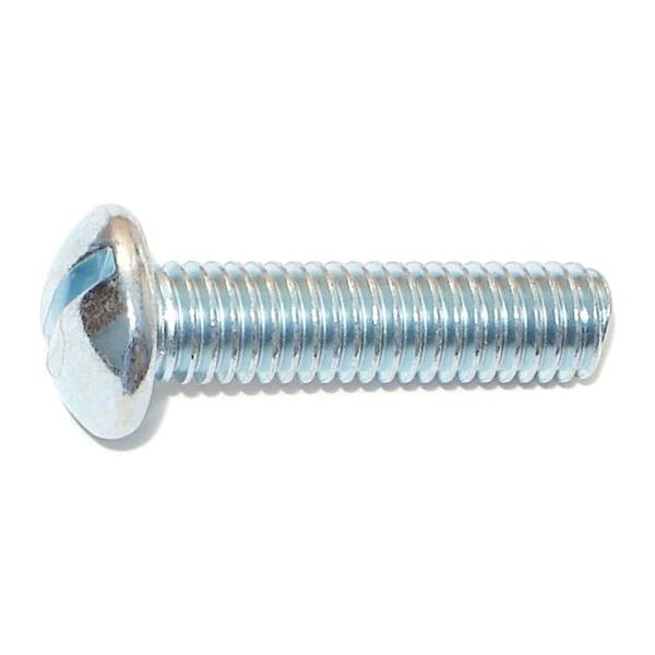 Midwest Fastener 3/18"-16 x 1-1/2 in Slotted Round Machine Screw, Zinc Plated Steel, 8 PK 60164 - main